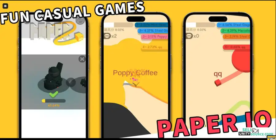 Paper.io SellUnitySourceCode screenshot 2
