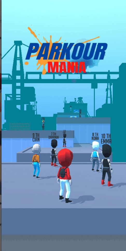 Parkour Mania sellunitysourcecode screenshot 5