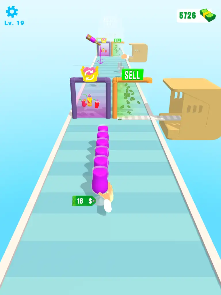 Party Cup Runner 3D Hypercasual SellUnitySourceCode screenshot 3