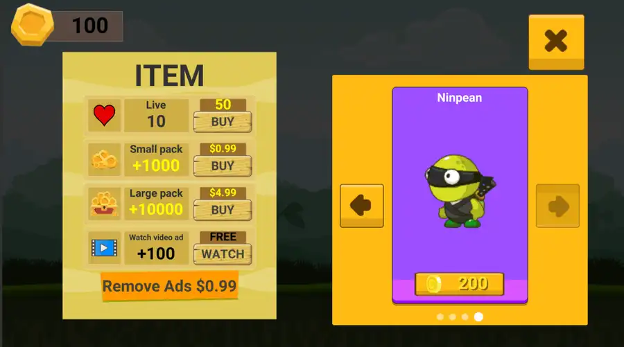 PEAMAN ADVENTURE – COMPLETE SellUnitySourceCode screenshot 3