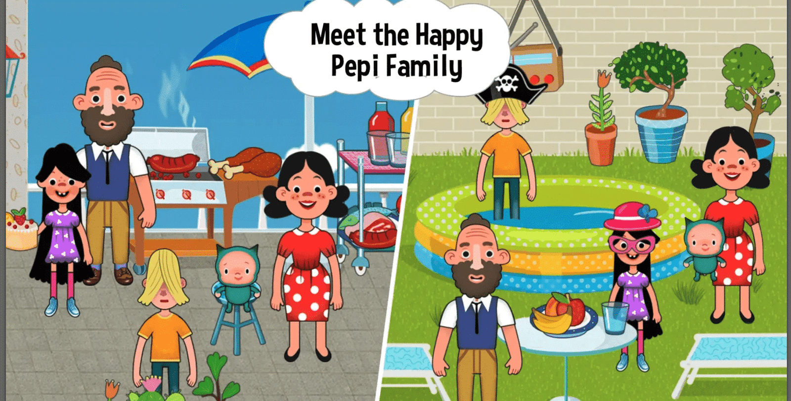 Pepi City: Family Life Dollhouse Adventure Game