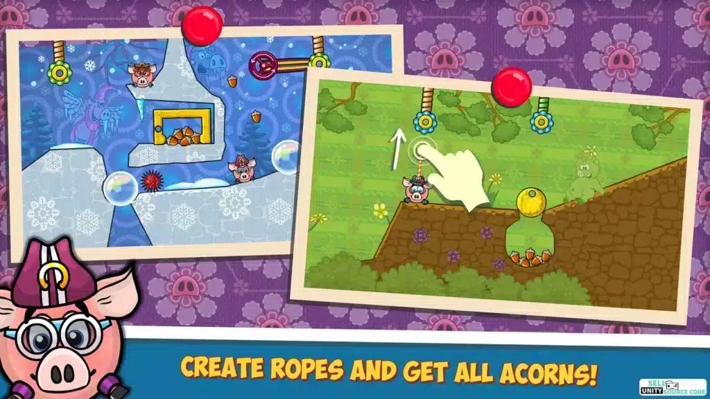 Piggy Wiggy SellUnitySourceCode screenshot 4