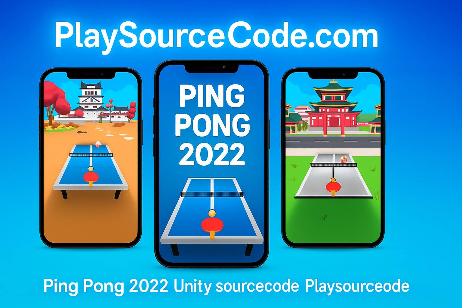Ping Pong 2022 Unity sourcecode