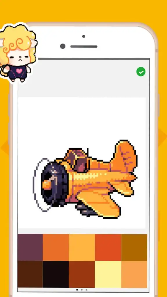 Pixel Art – Color By Number (Top Free Game) SellUnitySourceCode screenshot 2