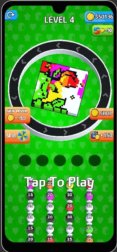 Pixel Flow Match Flow Color Game Unity Source Code screenshot 2
