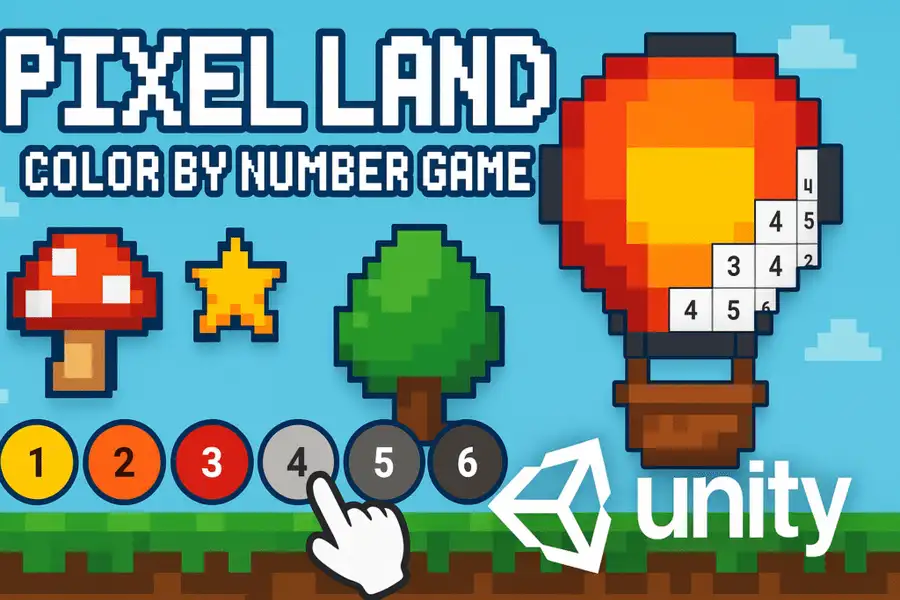 Pixel Land – Color by Number Game
