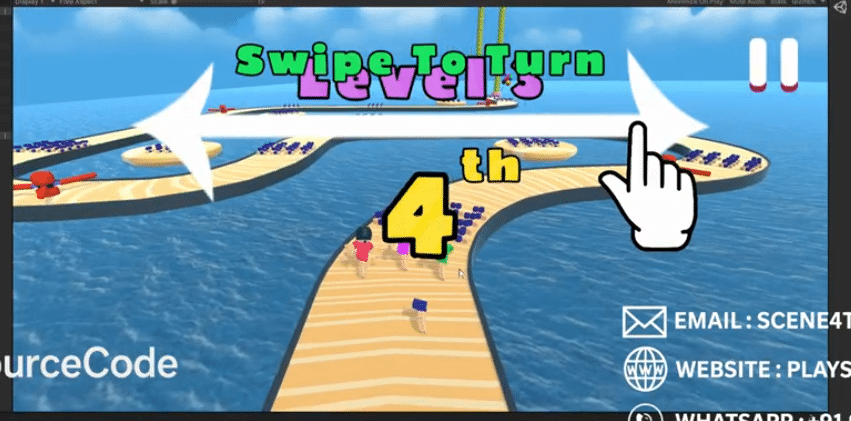 pixel man race – Unity Source Code screenshot 2