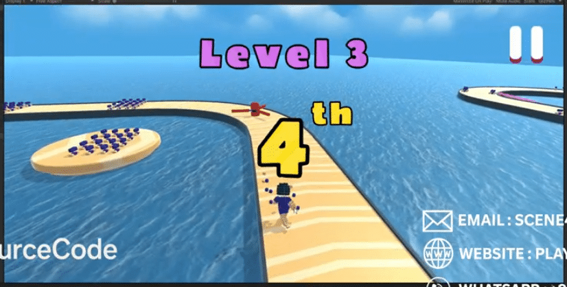 pixel man race – Unity Source Code screenshot 3