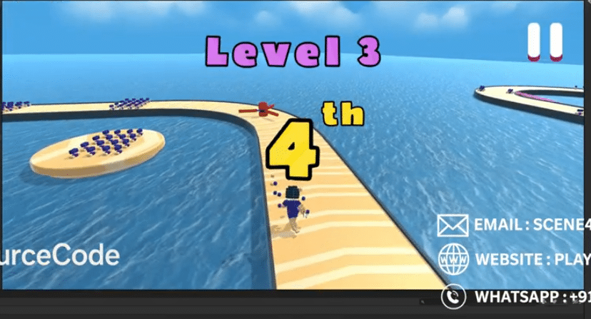 pixel man race – Unity Source Code screenshot 4