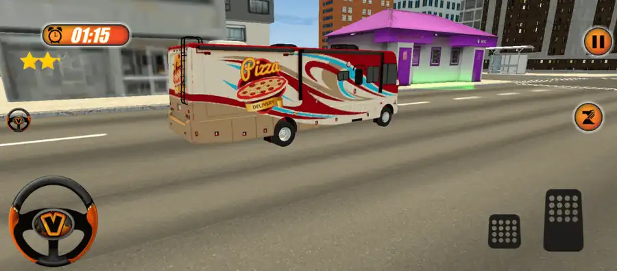 Pizza Delivery Van Driver Game 2022 SellUnitySourceCode screenshot 2