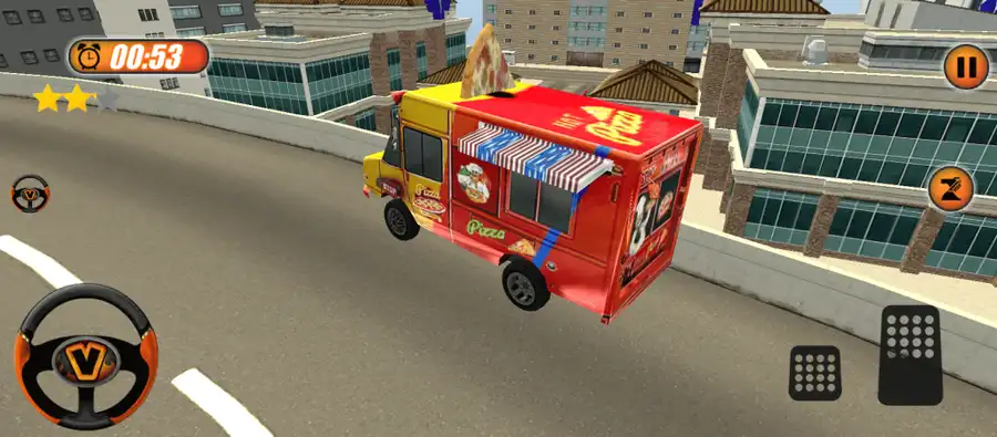 Pizza Delivery Van Driver Game 2022 SellUnitySourceCode screenshot 3
