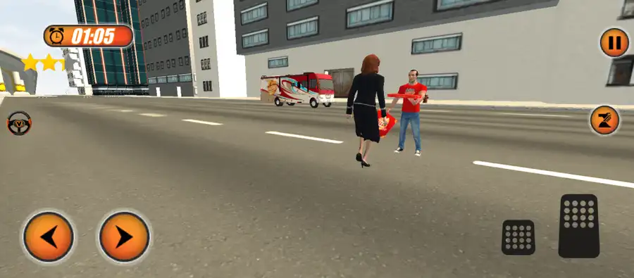 Pizza Delivery Van Driver Game 2022 SellUnitySourceCode screenshot 4