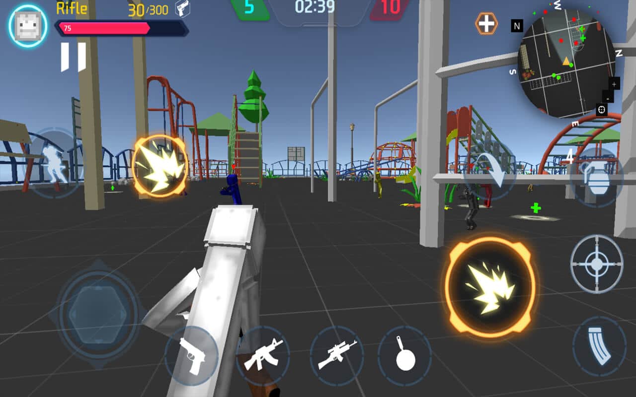 ple stick battle playground Unity Code Playsourcecode.net screenshot 4