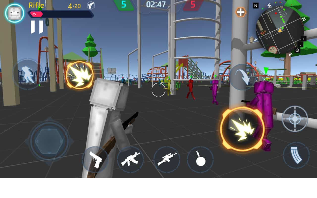 ple stick battle playground Unity Code Playsourcecode.net screenshot 6