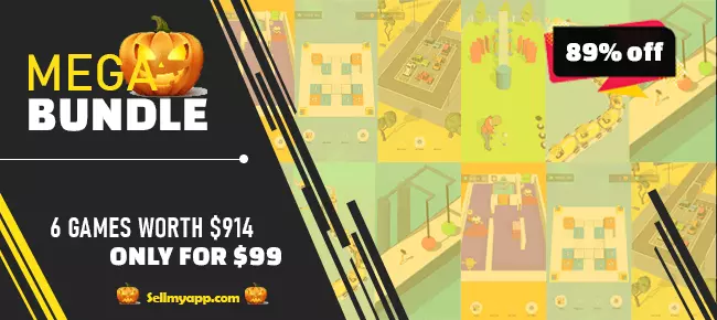 Pocket Games Halloween Sale Offer: 6 TOP Trending SellUnitySourceCode