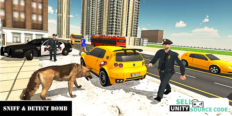 Police Dog Gangster Chase 2019 SellUnitySourceCode