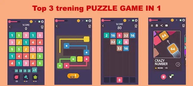 Puzzle Box : 3 games in 1 SellUnitySourceCode screenshot 2