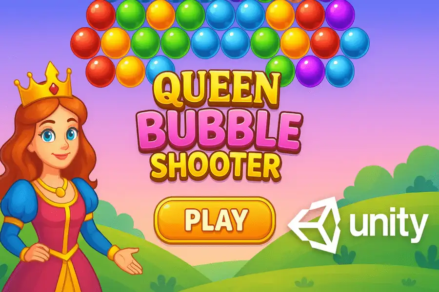 Queen Bubble Shooter SellUnitySourceCode