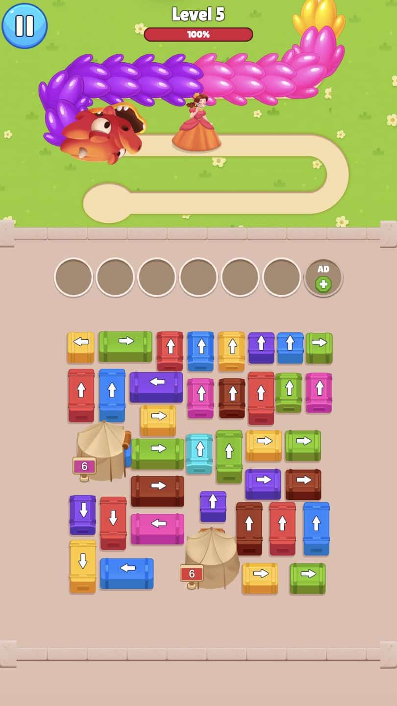 Queen Rescue - Dragon Puzzle Unity Source Code screenshot 4