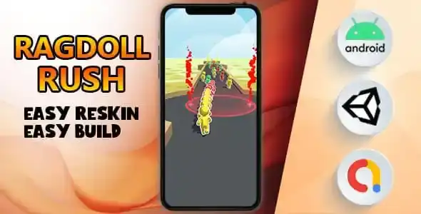 Ragdoll Rush – (Unity – Admob) SellUnitySourceCode