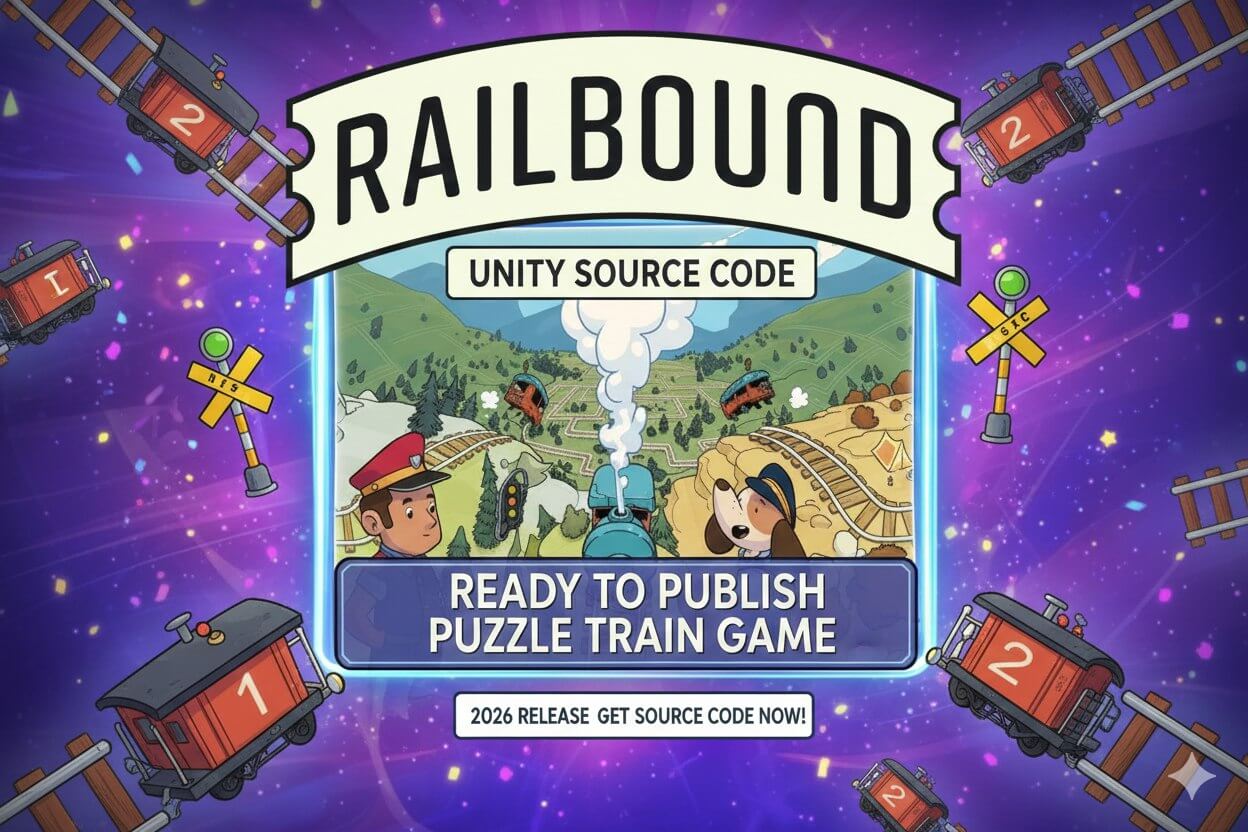RailBound Unity Source Code: Ready to Publish Puzzle Train Game 2026