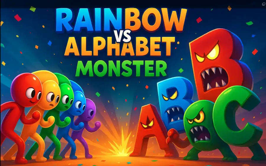 Rainbow Vs Alphabet : Monster SellUnitySourceCode