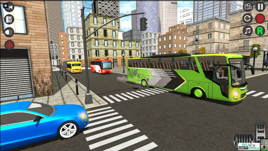 Real Bus Driving 3D – SellUnitySourceCode.com screenshot 5