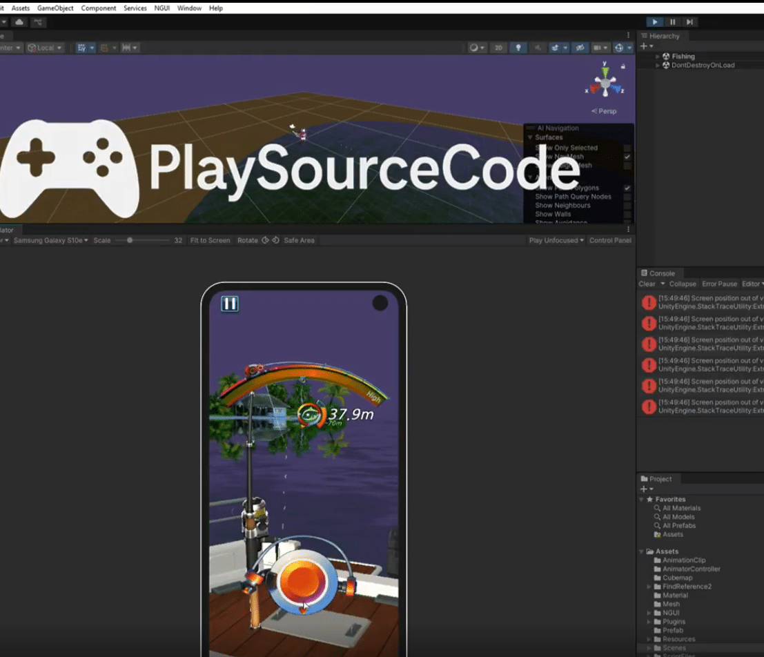 Real Fishing Master – Go Fish! Unity Source Code | Ready Mobile Game Template screenshot 4