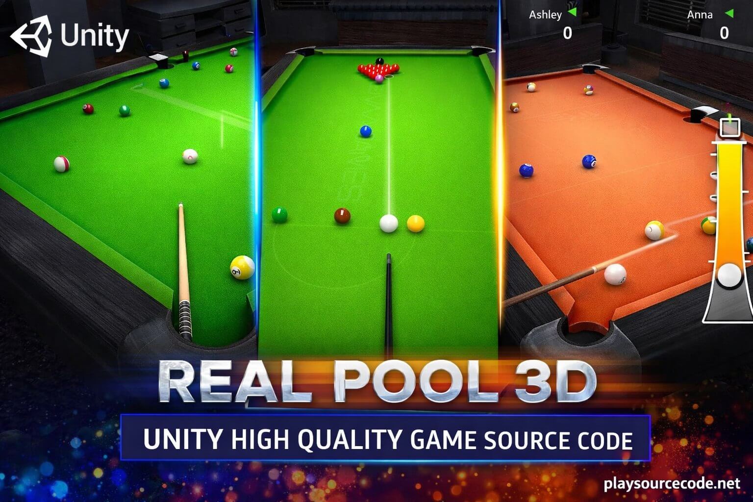 Real Pool 3D Unity high Qulaity Game Source code