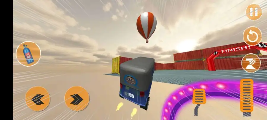 Rikshaw Stunt - SellUnitySourceCode screenshot 5