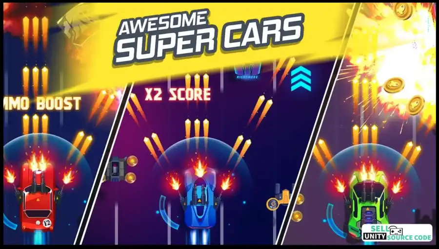 Road Rampage Racing & Shooting SellUnitySourceCode screenshot 5
