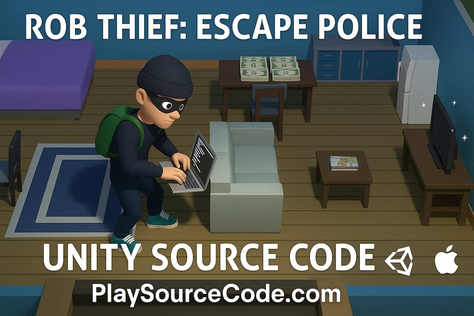 Rob Thief Escape police Unity sourcecode