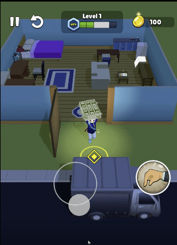 Rob Thief Escape police Unity sourcecode screenshot 5