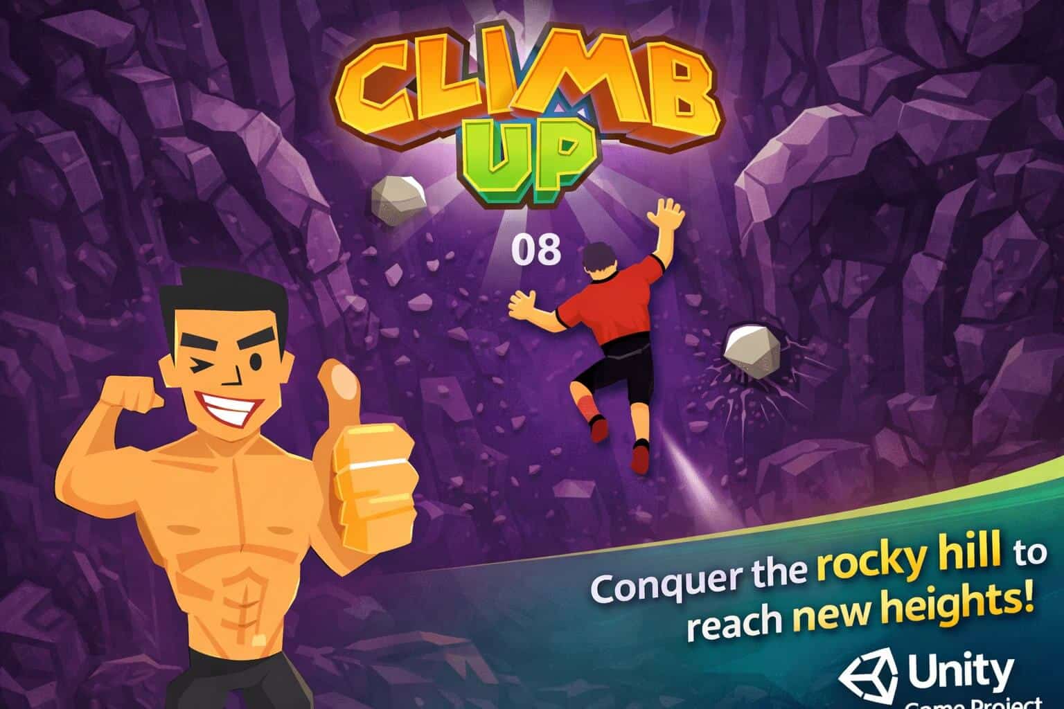 Rocky Hill Climb Unity Game Template