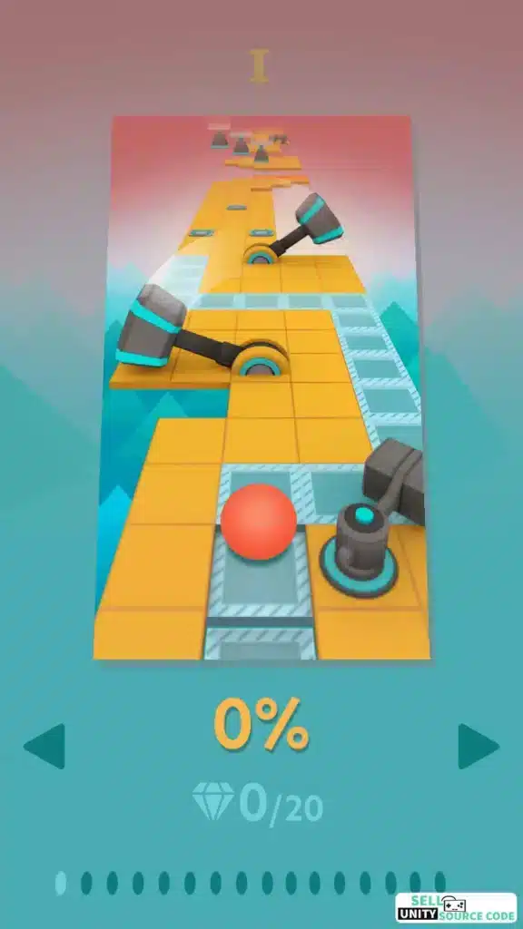 Rolling Sky Ball SellUnitySourceCode  screenshot 3