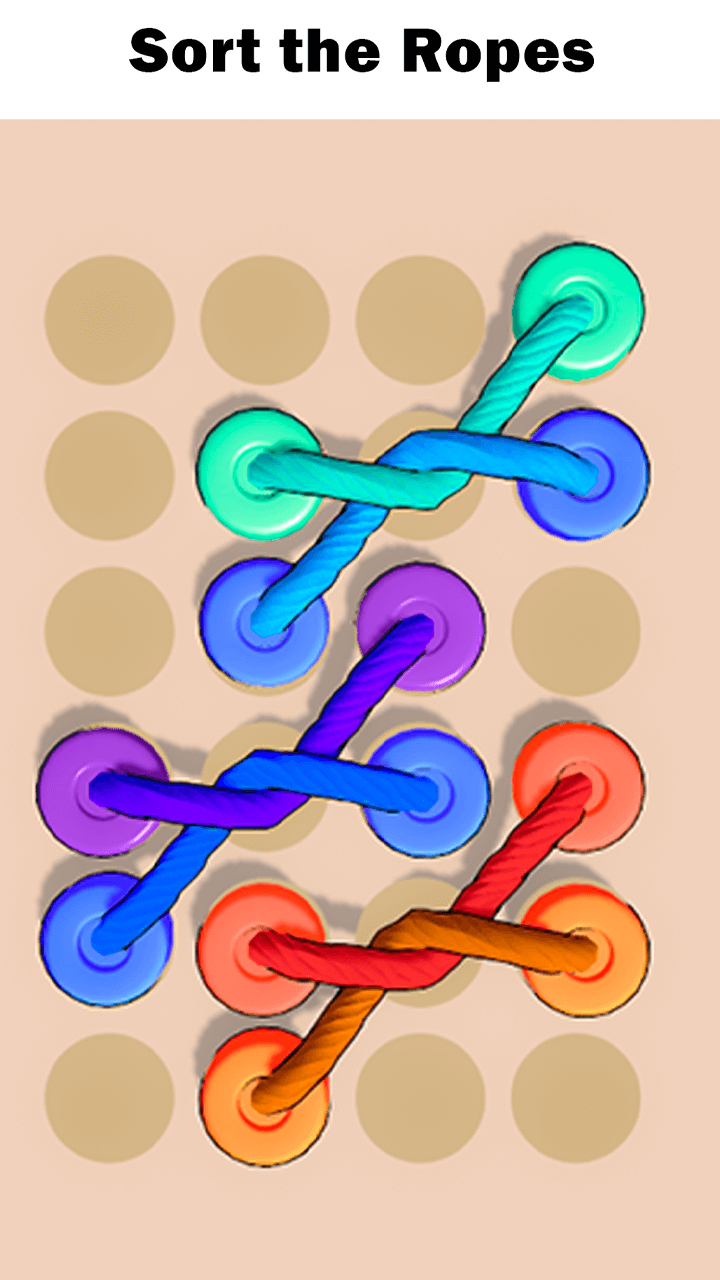 Rope Tangle Twisted Ropes Unity Source Code screenshot 4