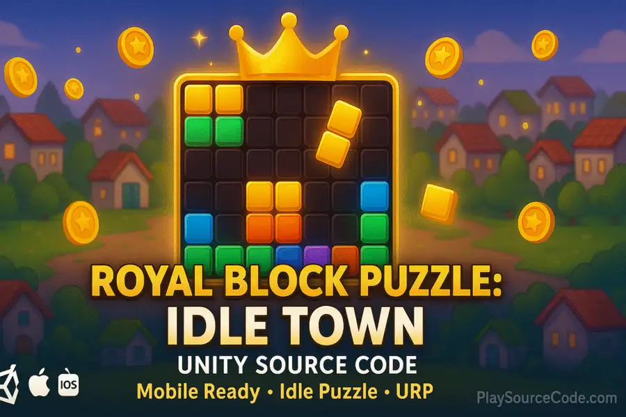 Royal Block Puzzle: Idle Town