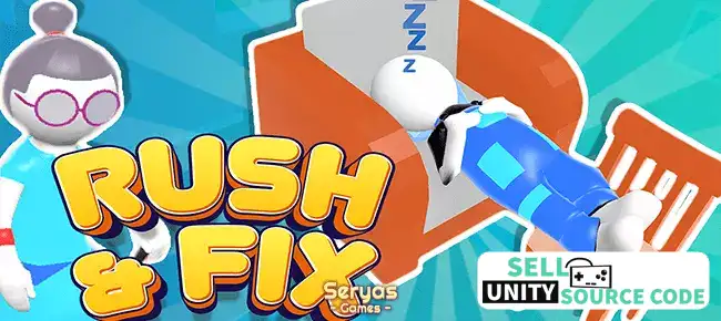 Rush & Fix – Idle Sneaky fixer Unity 2024 Gaming SellUnitySourceCode