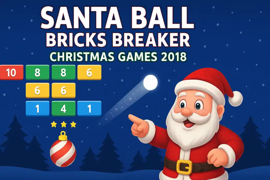 Santa Ball Bricks Breaker : Christmas Games 2018 SellUnitySourceCode
