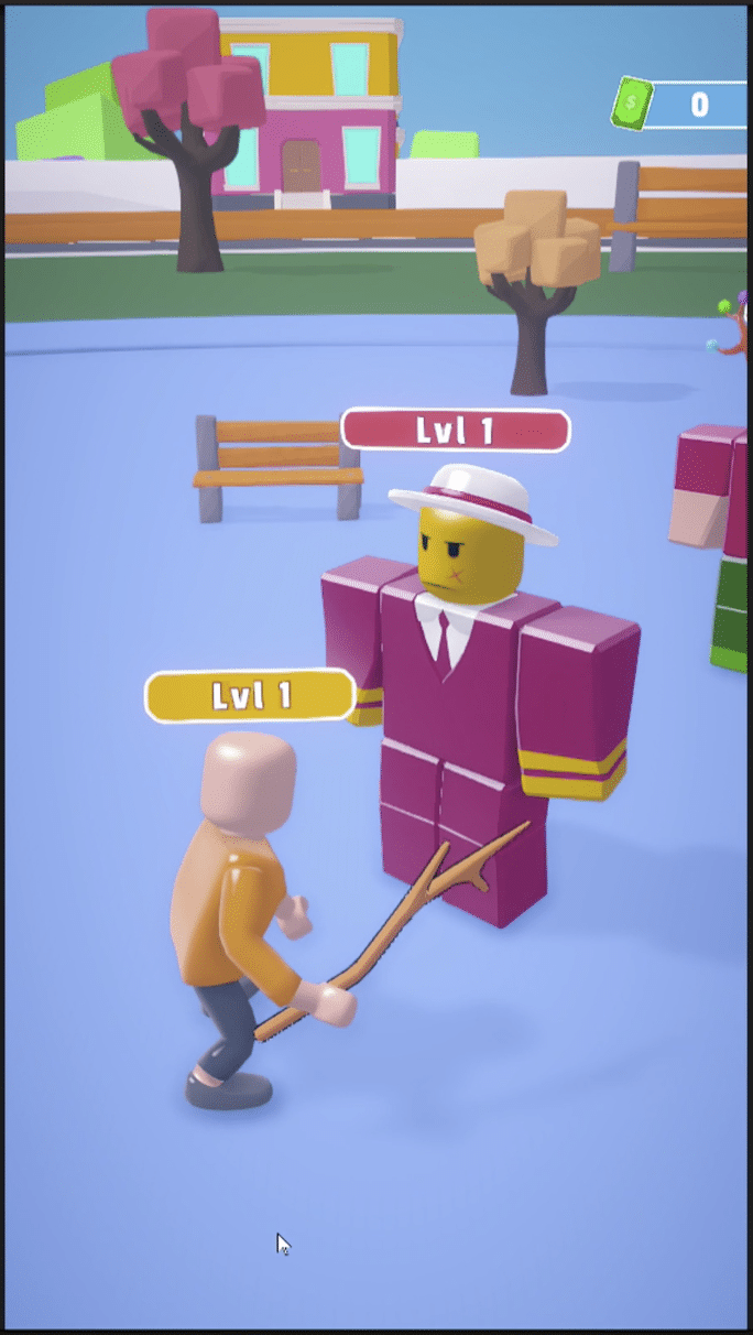 Scale - Up stickMan Unity Sourcecode screenshot 3