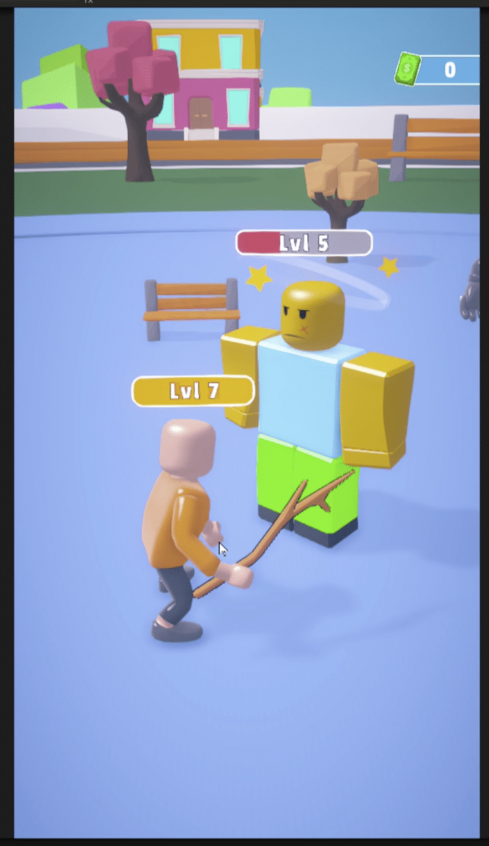 Scale - Up stickMan Unity Sourcecode screenshot 4