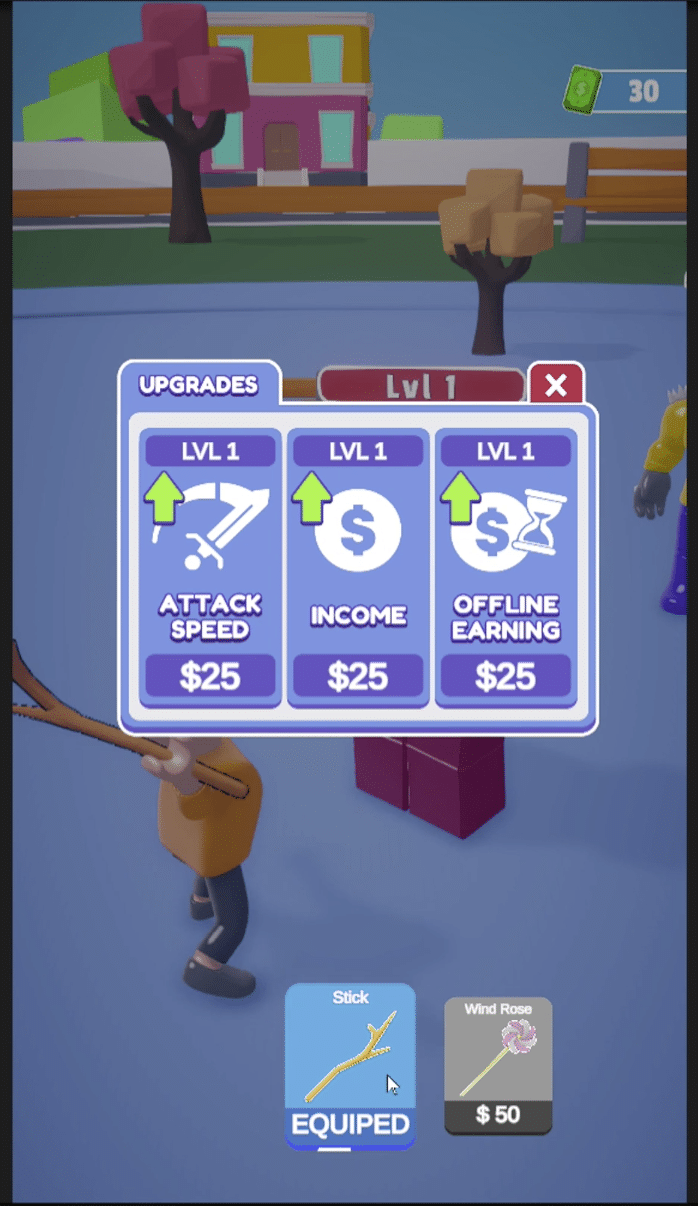 Scale - Up stickMan Unity Sourcecode screenshot 5