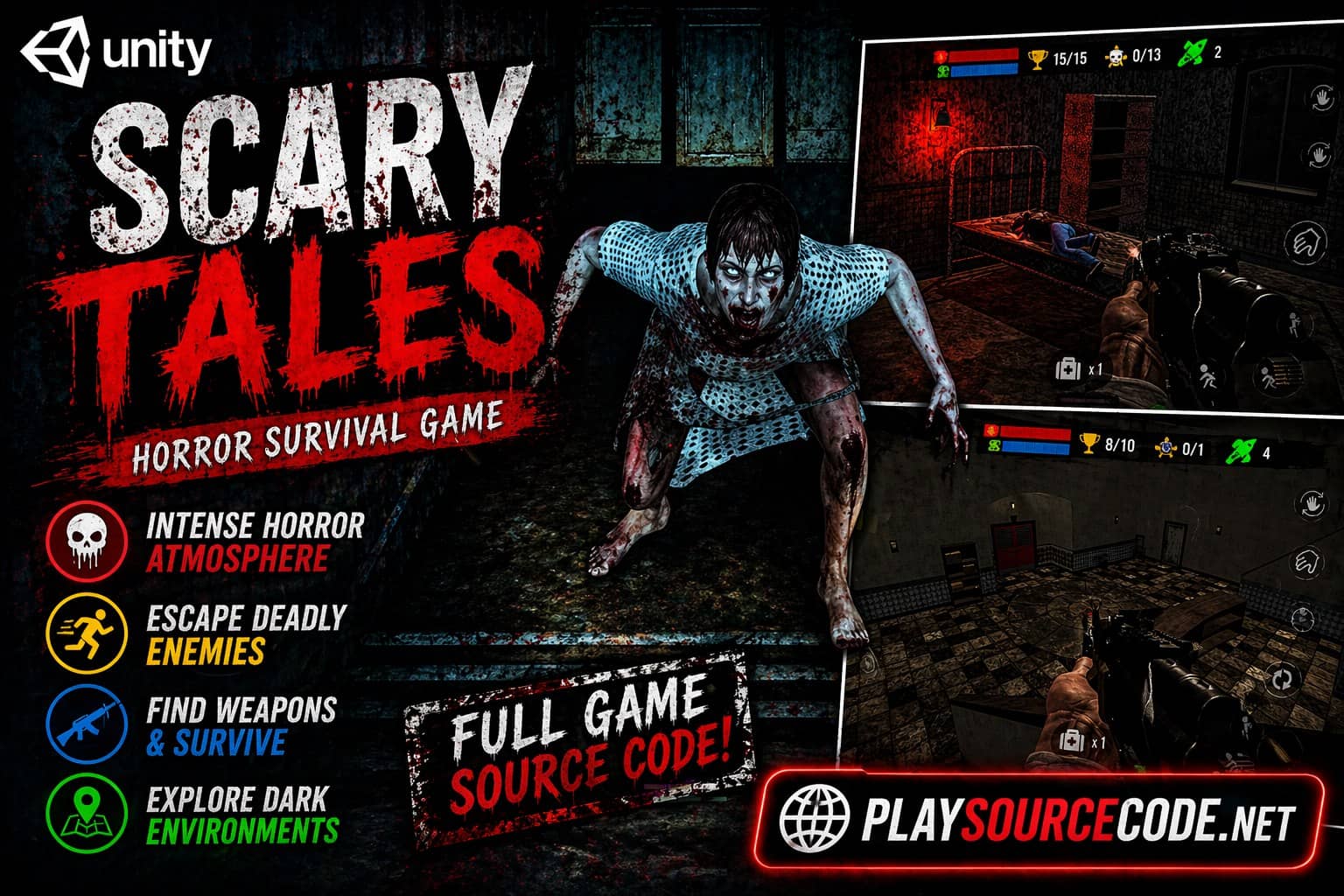 Scary Tales Horror Unity Game Code