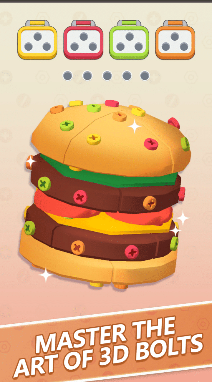 Screw Bolts 3D Logic Puzzle Unity Source Code (Mobile Ready) screenshot 5