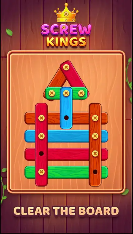 Screw Kings – Wood Nuts & Bolts Puzzle screenshot 4