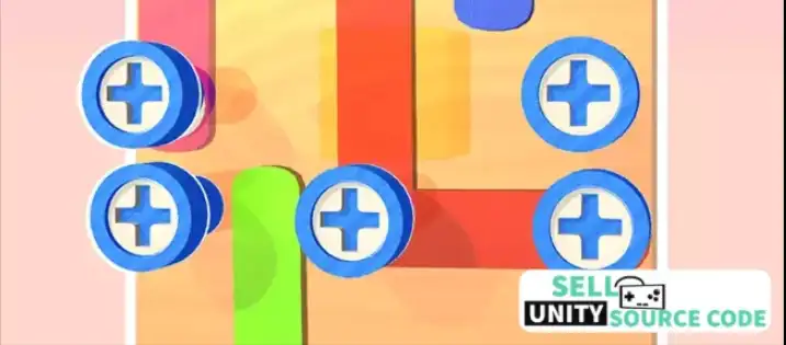Screw Pin 3D Nuts Jam Puzzle SellUnitySourceCode