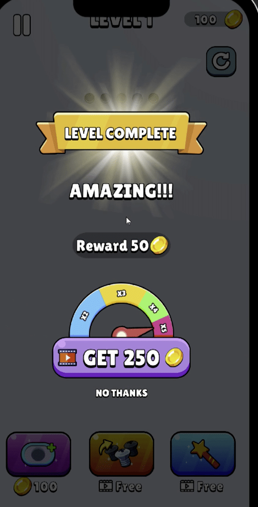 Screw Puzzle Game 3d Unity sourcecode screenshot 3