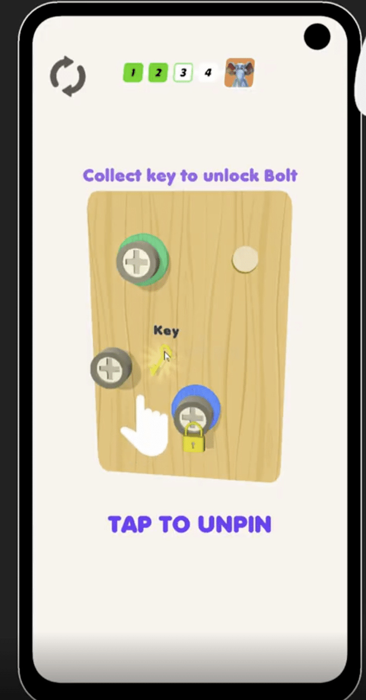 Screw Puzzle Nuts And Bolts  Unity Code screenshot 4