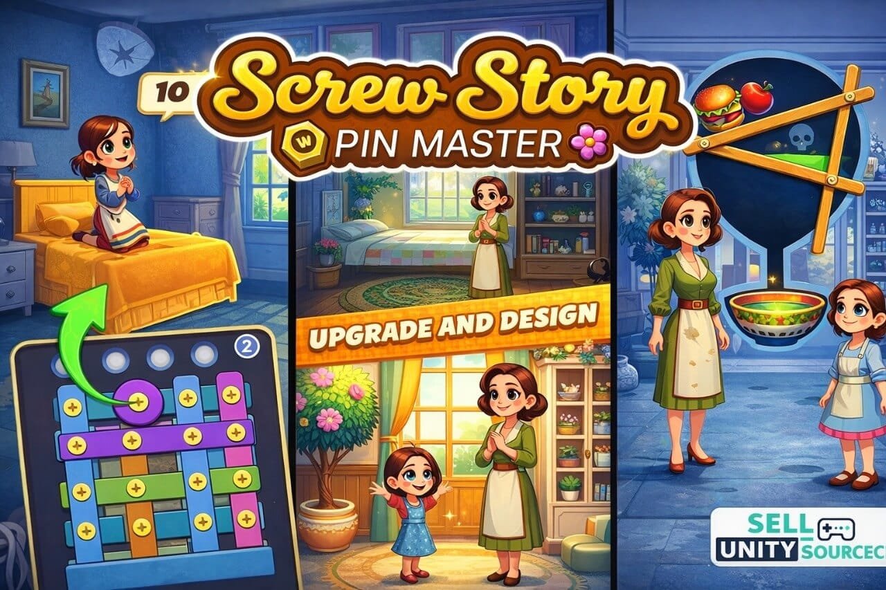 Screw Story: Pin Master | SellUnitySourceCode