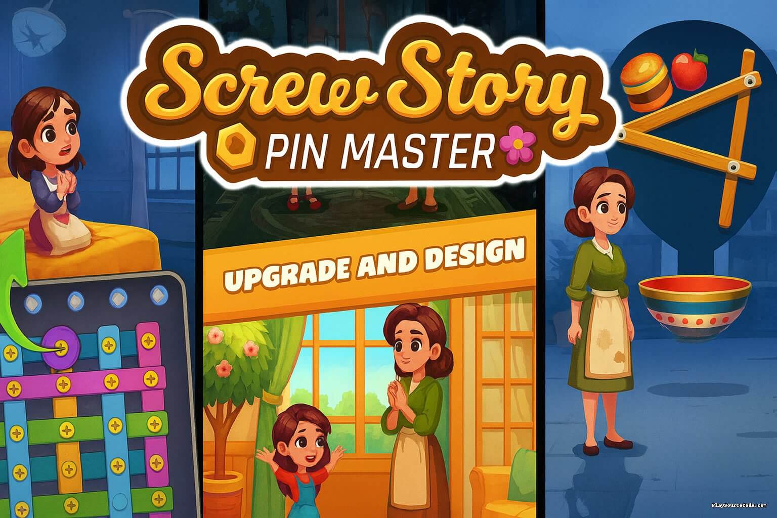 Screw Story: Pin Master Unity Source Code